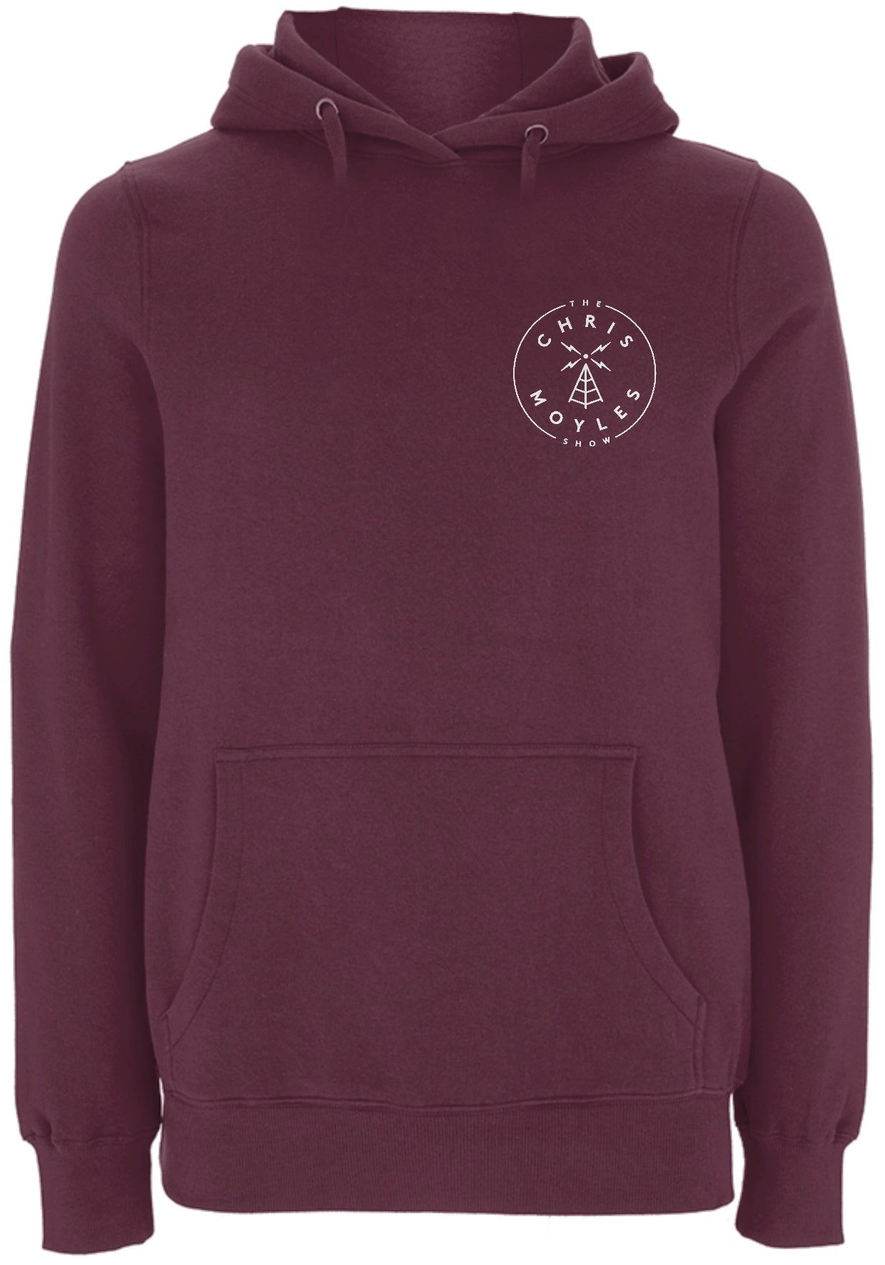 OVER-THE-HEAD Small Print Hoodie - 'Deep Plum'