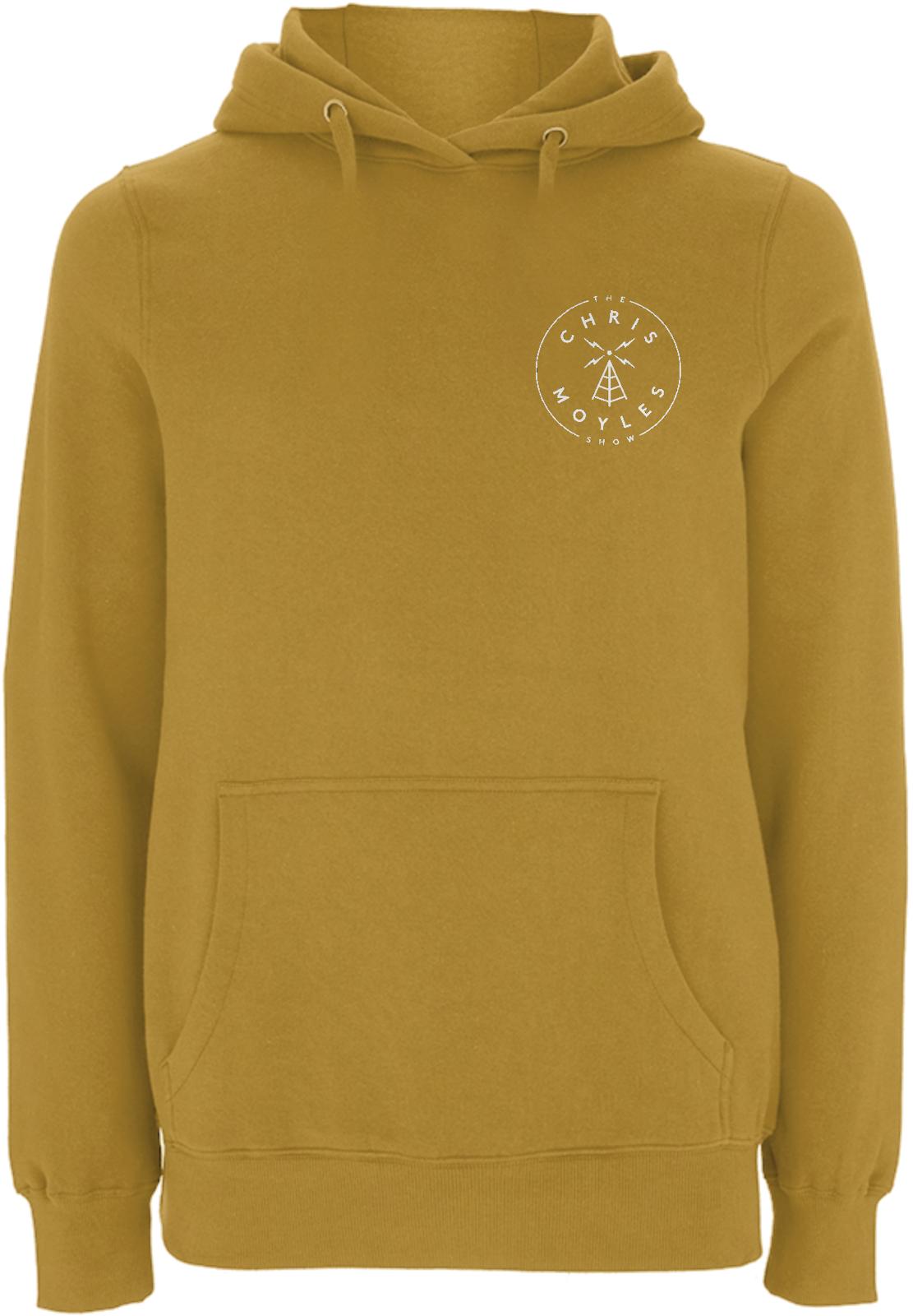 OVER-THE-HEAD Small Print Hoodie - 'Ochre'
