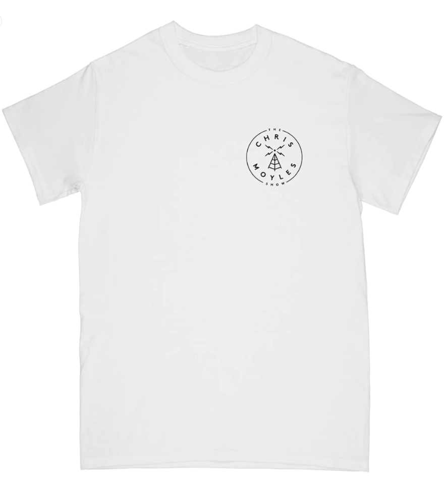 'The Chris Moyles Show' Small Print Tee - White