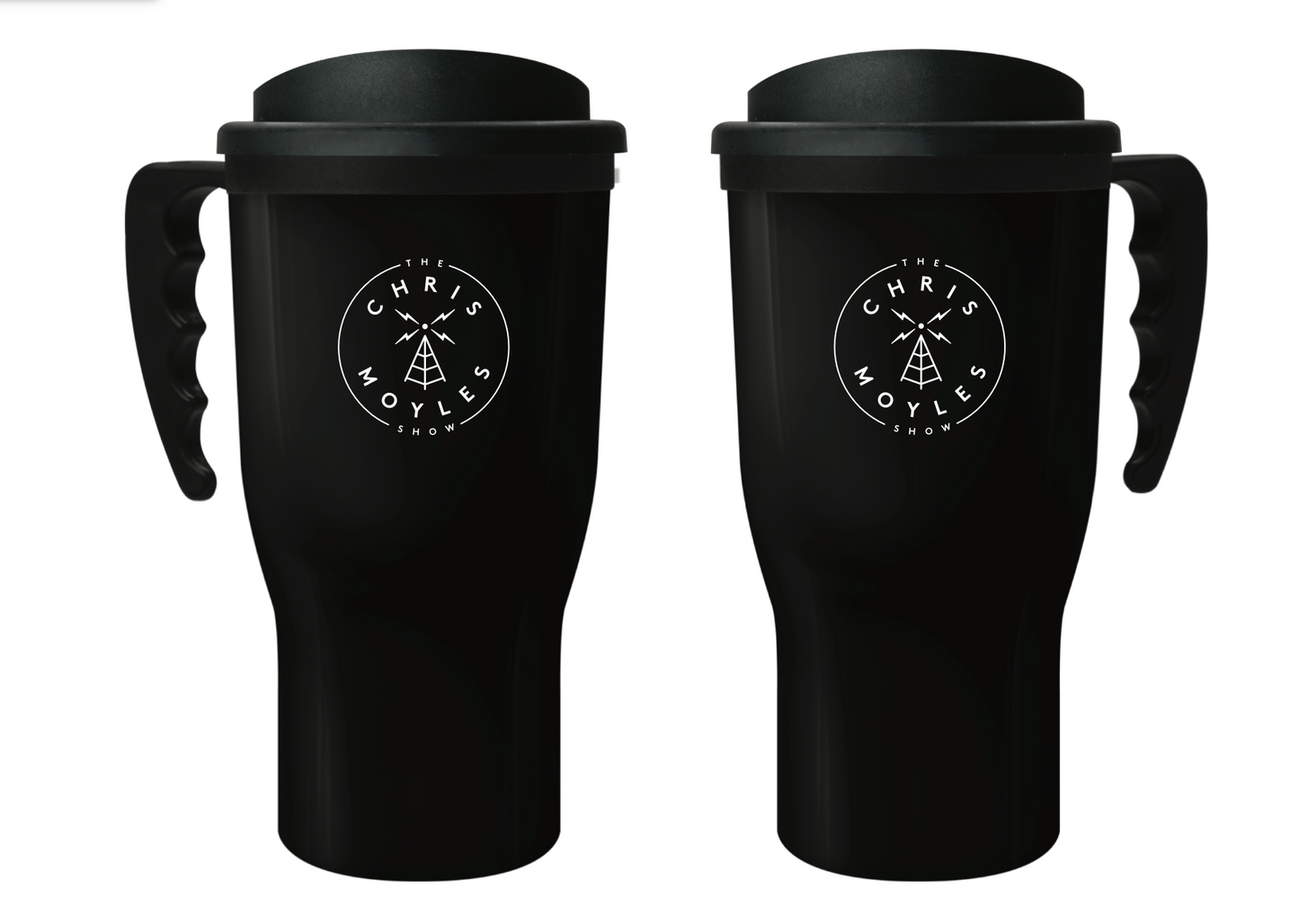 The Chris Moyles Show Insulated Travel Coffee Mug with Handle
