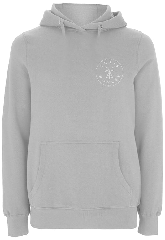OVER-THE-HEAD Small Print 'Over The Head' Hoodie - Heather Grey