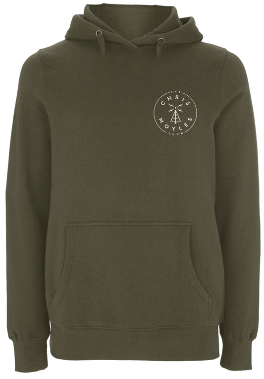 OVER-THE-HEAD Small Print Hoodie - 'Khaki'
