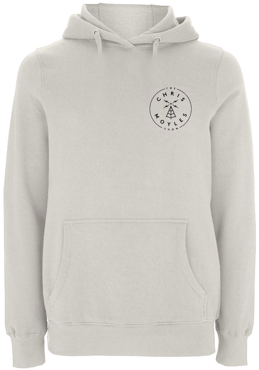 OVER-THE-HEAD Small Print Hoodie - 'Natural Raw'