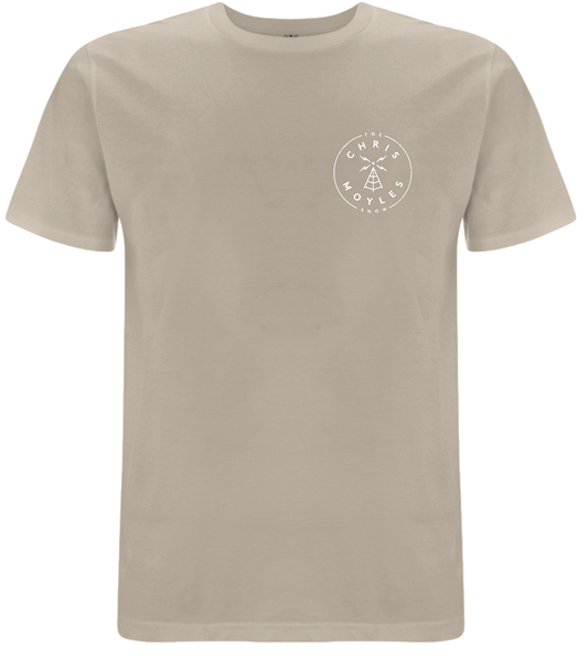 'The Chris Moyles Show' Small Print T-Shirt - Desert Dust