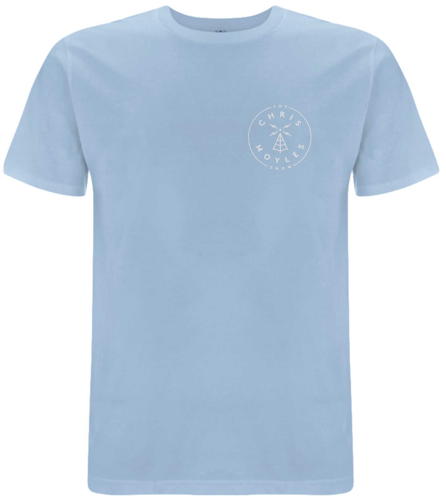 'The Chris Moyles Show' Small Print T-Shirt - 'Blue Soul'