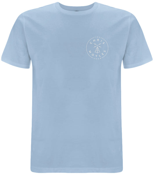'The Chris Moyles Show' Small Print T-Shirt - 'Blue Soul'
