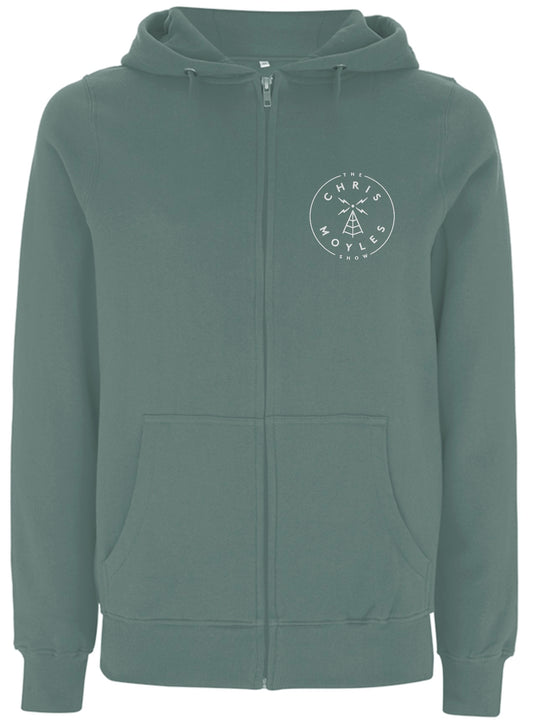 The Chris Moyles Show Light-Weight ZIP-UP Hoodie - Aloe