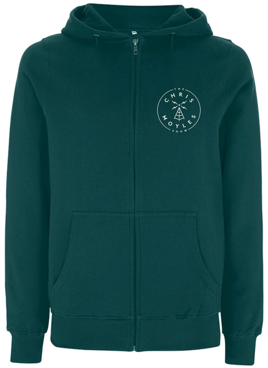 OVER-THE-HEAD Small Print Hoodie - 'Glazed Green'