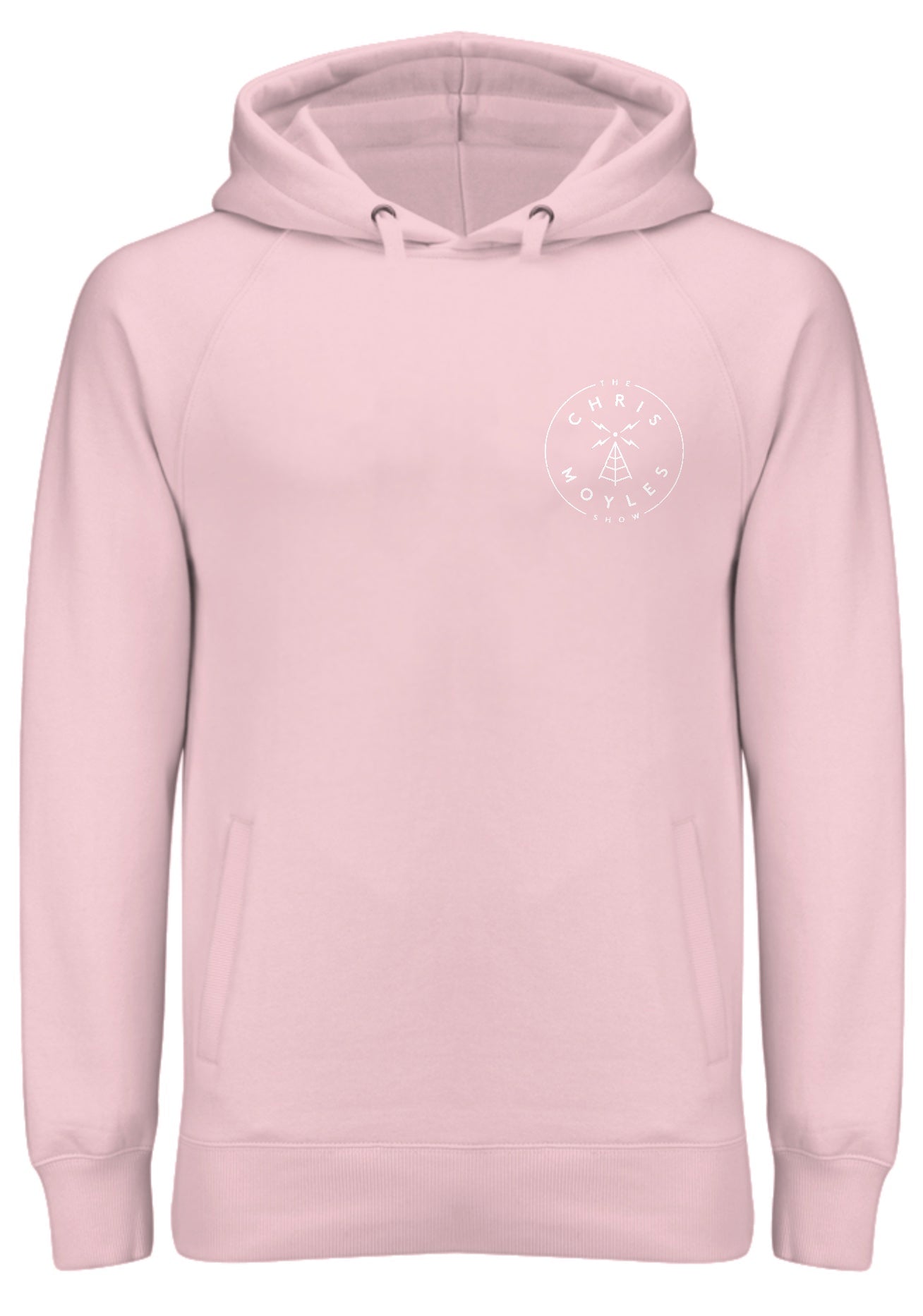 'The Chris Moyles Show' Small Print Hoodie - 'Pink'