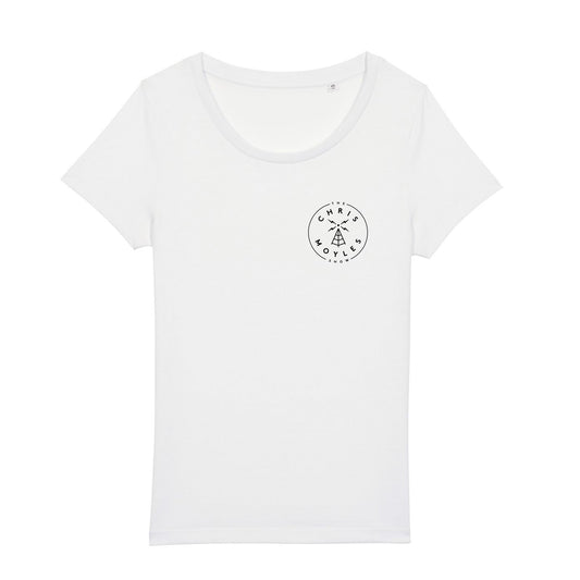 'The Chris Moyles Show' Ladies Fit' T-Shirt - White